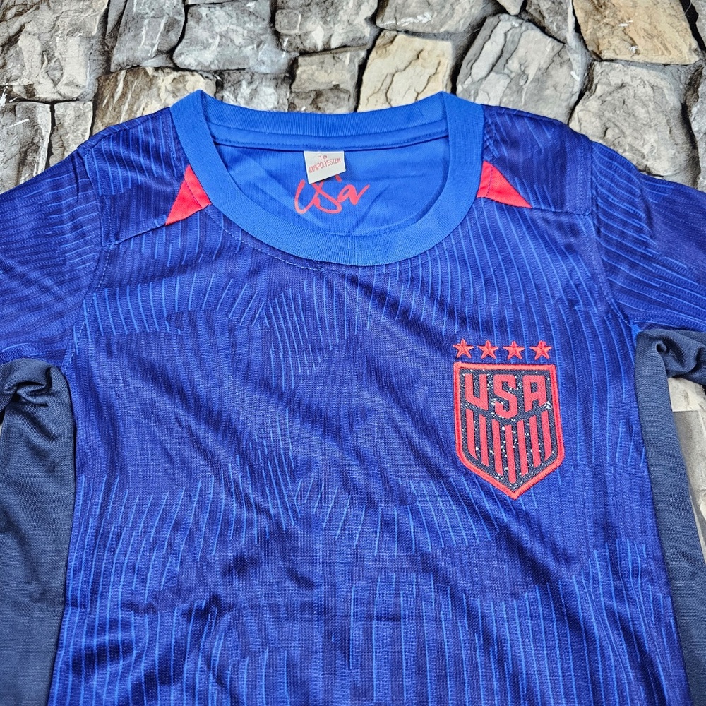 USA Kids (girls) Soccer Jersey Kit Youth/ jersey for girls/ Jersey and S… - Picture 2 of 4